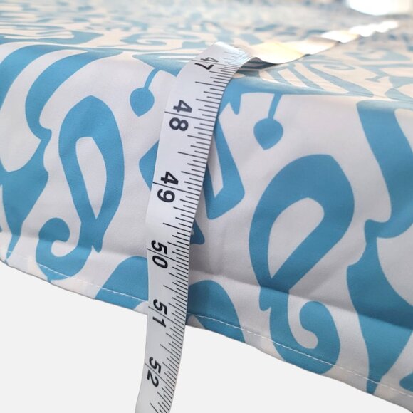 Made with Love NWT V-Neck Maxi Dress Cool Blue and White Design Cover Up… - Picture 11 of 12